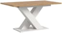 xonox.home Esstisch Modern Weiß Melamin X-Gestell Bild 2