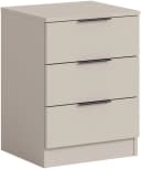 Home Affaire Nachtkommode Skarde 3 Schubladen Beige Bild 2