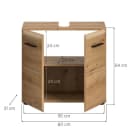 xonox.home Waschbeckenunterschrank Artisan Oak Modern Bild 4