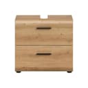xonox.home Waschbeckenunterschrank Artisan Oak Nachbildung mit 2 Schubladen Bild 1