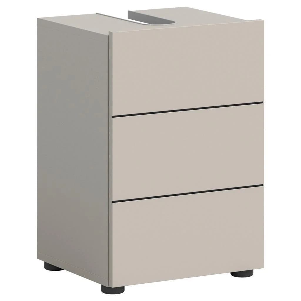 xonox.home Waschbeckenschrank Vira Kaschmir Nachbildung Schwarz - Bild 2
