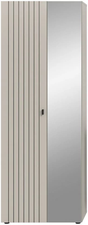 Garderobenschrank Station Kaschmir Beige Holz