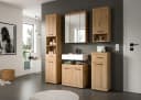 xonox.home Waschbeckenunterschrank Artisan Eiche Schwarz 60x56x34 cm Bild 5
