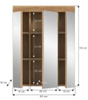 xonox.home Badezimmerspiegelschrank Scout Artisan Eiche Bild 5