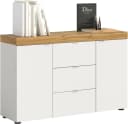 OTTO home Sideboard MAMBO II Weiß Melamin 2 Türen 3 Schubkästen Bild 2