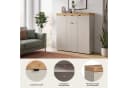 OTTO home Highboard MAMBO II Beige 105cm 3 Türen 1 Schubkasten 9 Fächer Bild 3