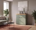 OTTO HOME Kommode MAMBO II Smoke Green / Wotan Eiche Nachbildung Bild 1
