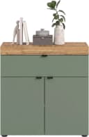 OTTO HOME Kommode MAMBO II Smoke Green / Wotan Eiche Nachbildung Bild 4