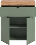 OTTO HOME Kommode MAMBO II Smoke Green / Wotan Eiche Nachbildung Bild 5