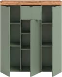 OTTO HOME Highboard MAMBO II 105cm 3 Türen 1 Schublade Smoke Green Eiche Bild 5