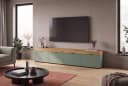 OTTO HOME Lowboard MAMBO II 200cm Smoke Green Wotan Eiche Bild 1