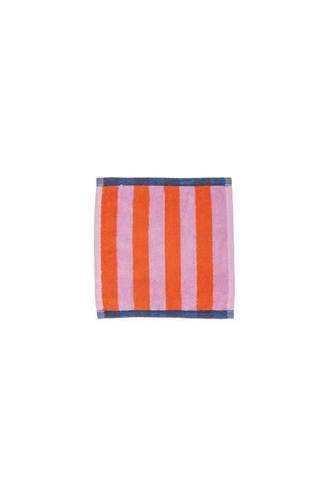 Tranquillo Spültuch Frottee Gestreift Orange 22x22 cm Bio-Baumwolle - Bild 2
