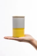 Tranquillo Aufbewahrungsdose INDUSTRIAL Steinzeug Gelb Bild 1