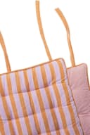 Tranquillo Sitzkissen VIVID LINES Orange Gestreift Bio-Baumwolle Bild 4