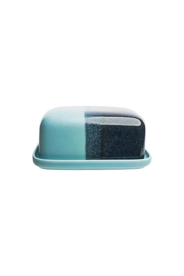 Tranquillo Butterdose INDUSTRIAL Steinzeug Blau - Bild 2