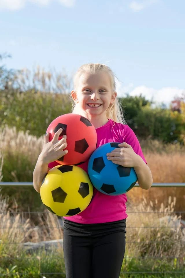 Betzold Spielball Softbälle-Set 3 Stück - Soft-Fußball-Set