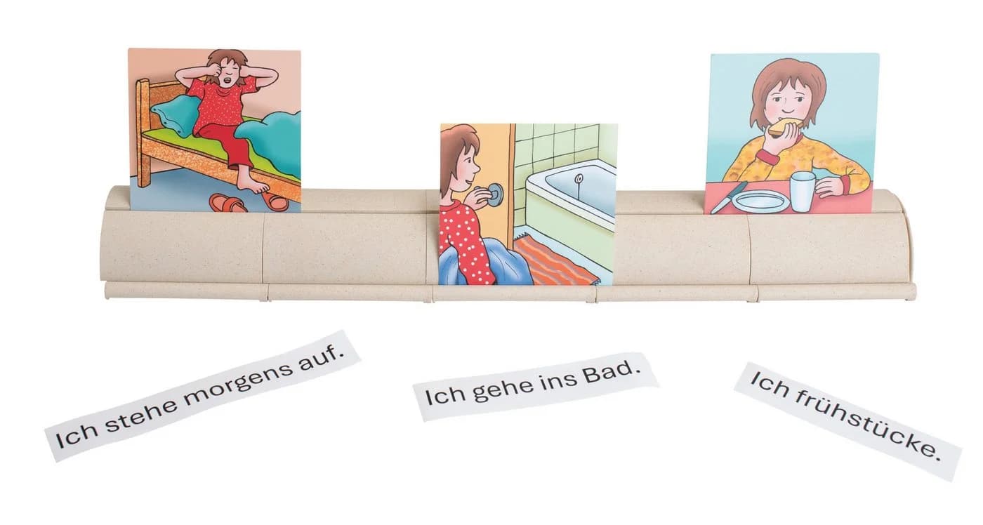 Betzold Lernspielzeug Geschichten mit Moa & Setzleisten
