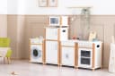 Betzold Kinder-Küchenset 5-teilig Weiß Holz Bild 1