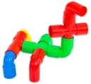 Betzold Steckspielzeug Steckrohre 80-tlg. Bunt Bau- und Spielset Bild 4