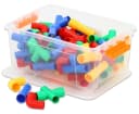 Betzold Steckspielzeug Steckrohre 80-tlg. Bunt Bau- und Spielset Bild 5
