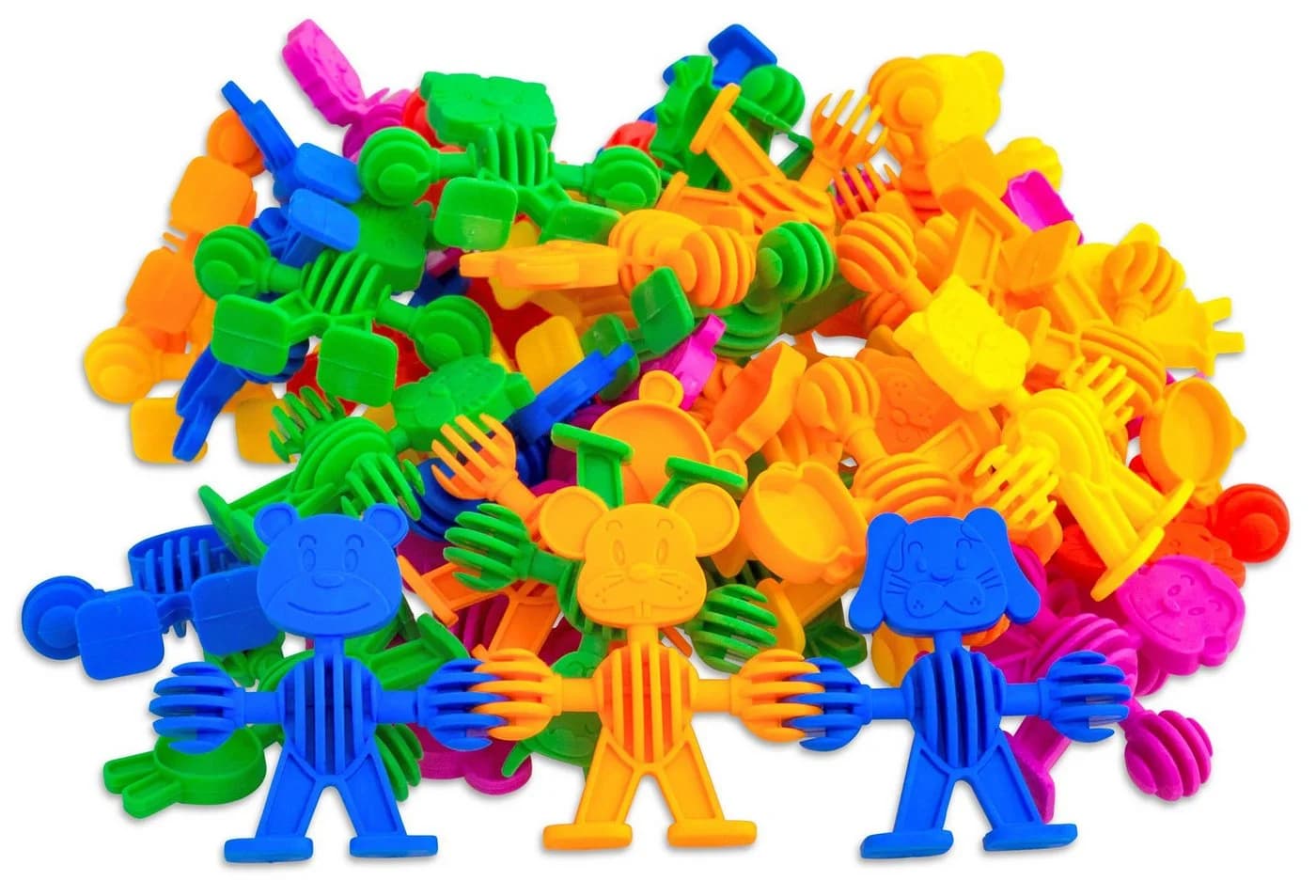 Betzold Steckspielzeug Bunte Stecktiere 72-teilig - Bild 5