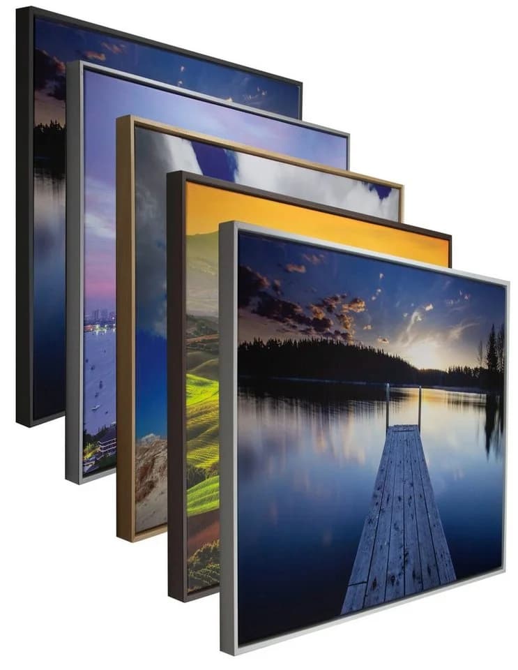myposterframe Einzelrahmen Canvas Schattenfuge Leerrahmen Eris Mattsilber - Bild 2