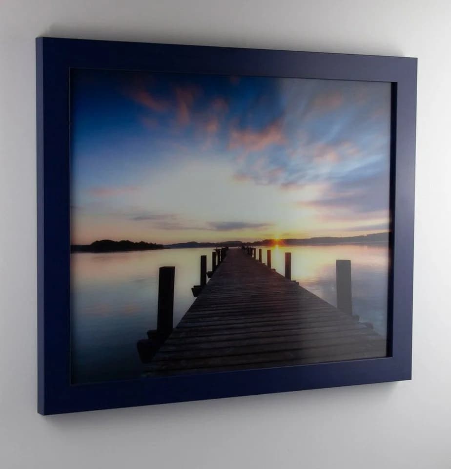 myposterframe Bilderrahmen Juno Dunkelblau gewischt MDF 50x70 cm - Bild 3