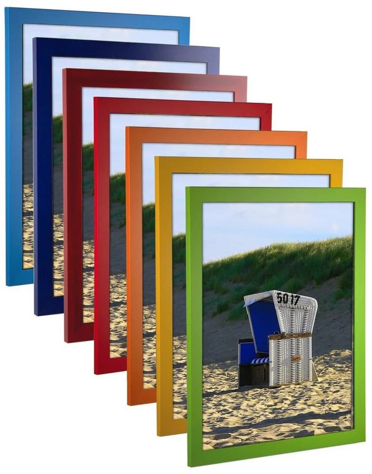 myposterframe Bilderrahmen Bunt Juno Hellgrün MDF Einzelrahmen - Bild 2