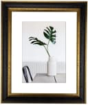 myposterframe Bilderrahmen Dysnomia Edel Schwarz Gold Echtholz Bild 2
