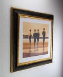 myposterframe Bilderrahmen Dysnomia Edel Schwarz Gold Echtholz Bild 3