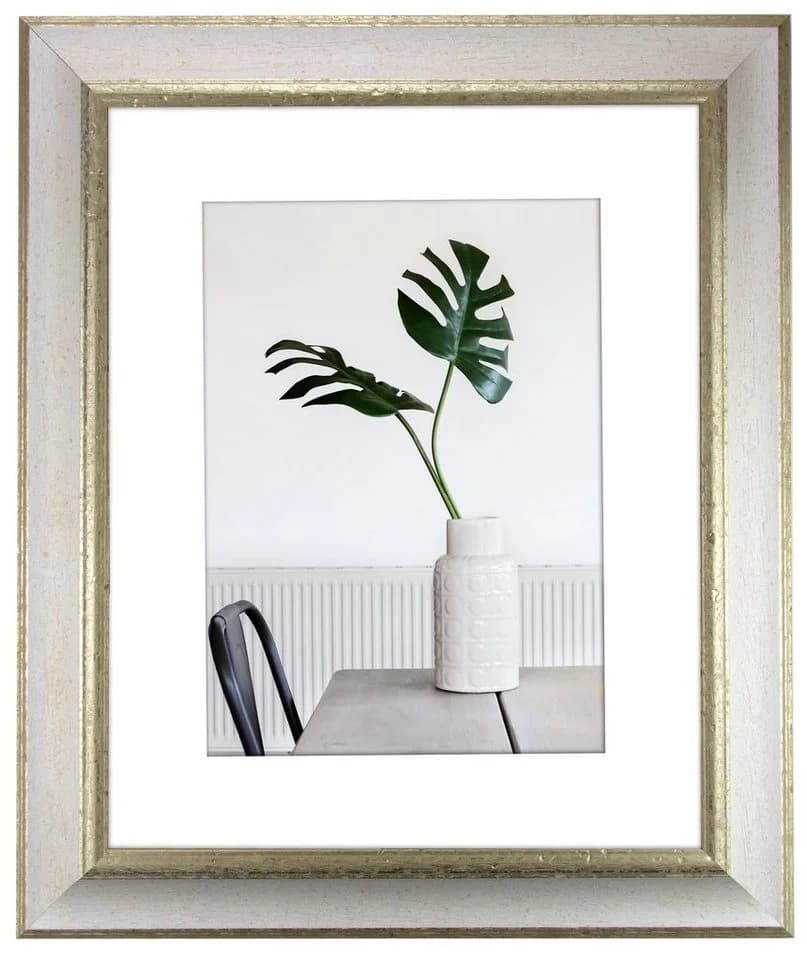 myposterframe Dysnomia Einzelrahmen Weiß Silber Barock Edel - Bild 2