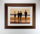 myposterframe Bilderrahmen Dysnomia Barock Nussbraun Gold Echtholz Bild 1