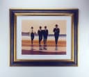 myposterframe Bilderrahmen Dysnomia Barock Blau Gold 30x30 cm Echtholz Bild 1