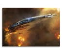 Sinus Art Leinwandbild Mass Effect 3 Raumschiff Modern Bild 3