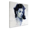 Michael Jackson Aquarell Leinwandbild 60x60 cm Wandkunst Bild 3
