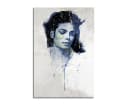 Sinus Art Leinwandbild Michael Jackson Aquarell Wanddeko Bild 2