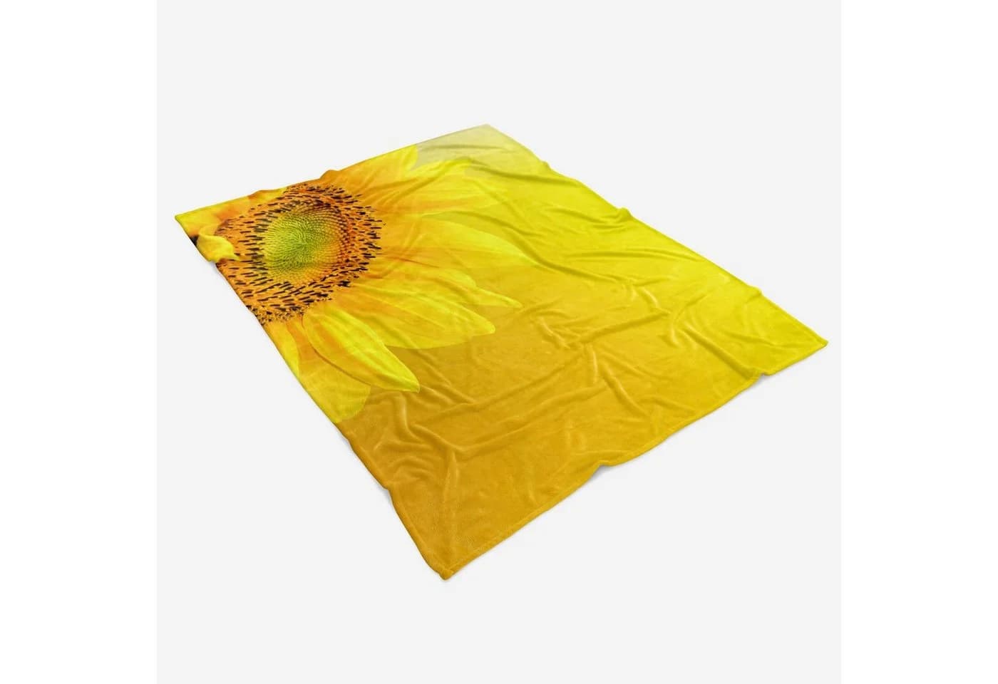 Sinus Art Handtuch mit Sonnenblumen-Motiv Gelb S - Bild 3