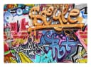 Sinus Art Handtuch Bunt Graffiti Polyester-Baumwolle Mix Bild 2