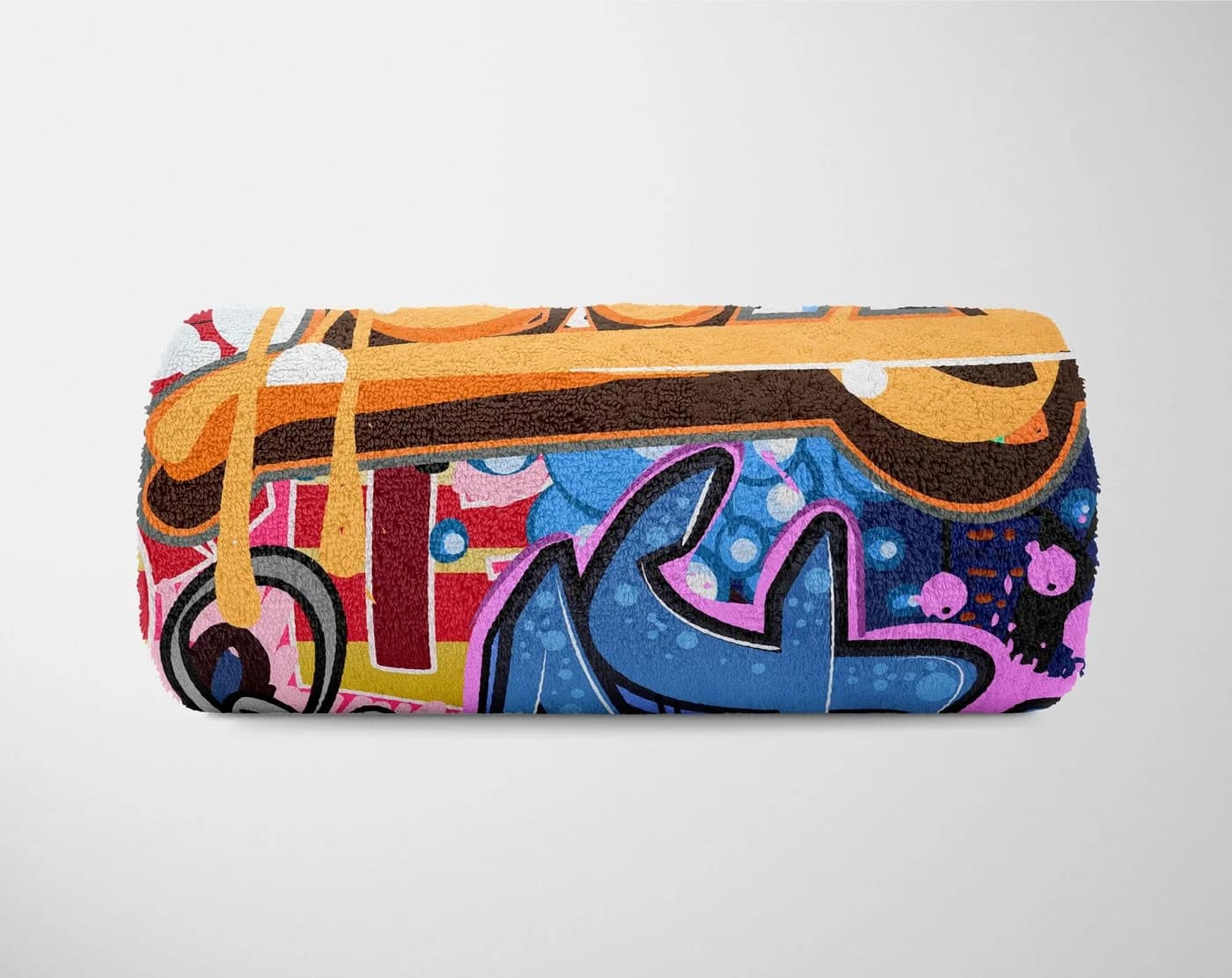Sinus Art Handtuch Bunt Graffiti Polyester-Baumwolle Mix - Bild 5
