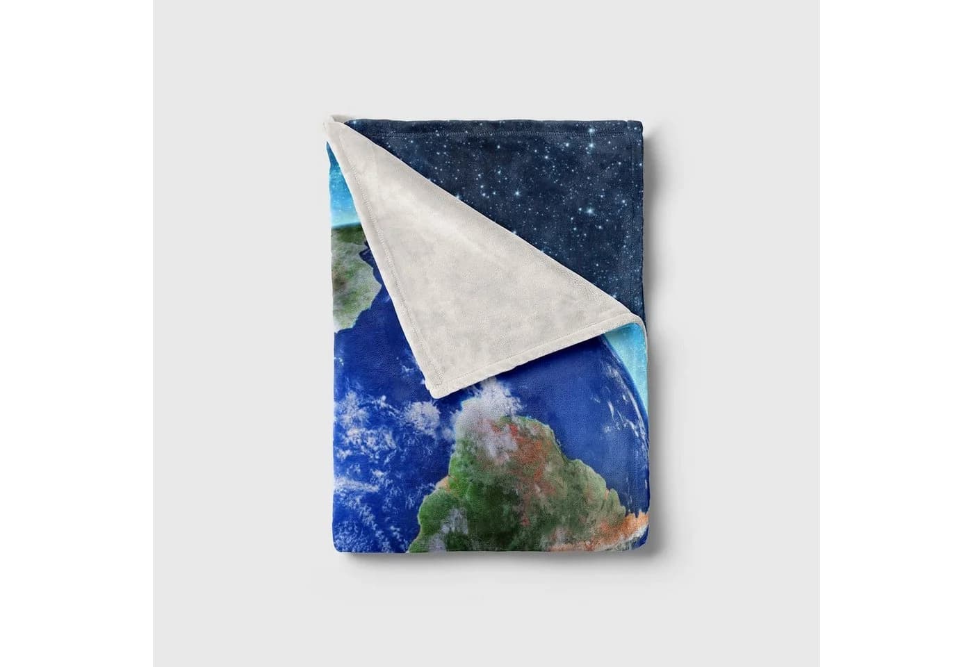 Sinus Art Handtuch mit Fotomotiv Erde Planet Weltal Polyester-Baumwolle - Bild 4