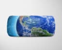 Sinus Art Handtuch mit Fotomotiv Erde Planet Weltal Polyester-Baumwolle Bild 5
