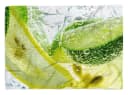Sinus Art Handtuch mit Fotomotiv Zitronen Limetten Polyester-Baumwolle Bild 2