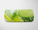 Sinus Art Handtuch mit Fotomotiv Zitronen Limetten Polyester-Baumwolle Bild 5