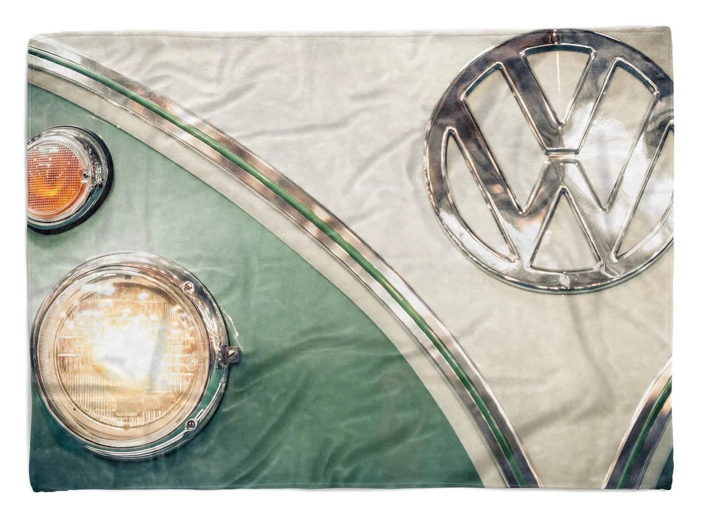 Sinus Art Handtuch mit VW Bus Motiv - Baumwolle-Polyester Mix - Bild 2
