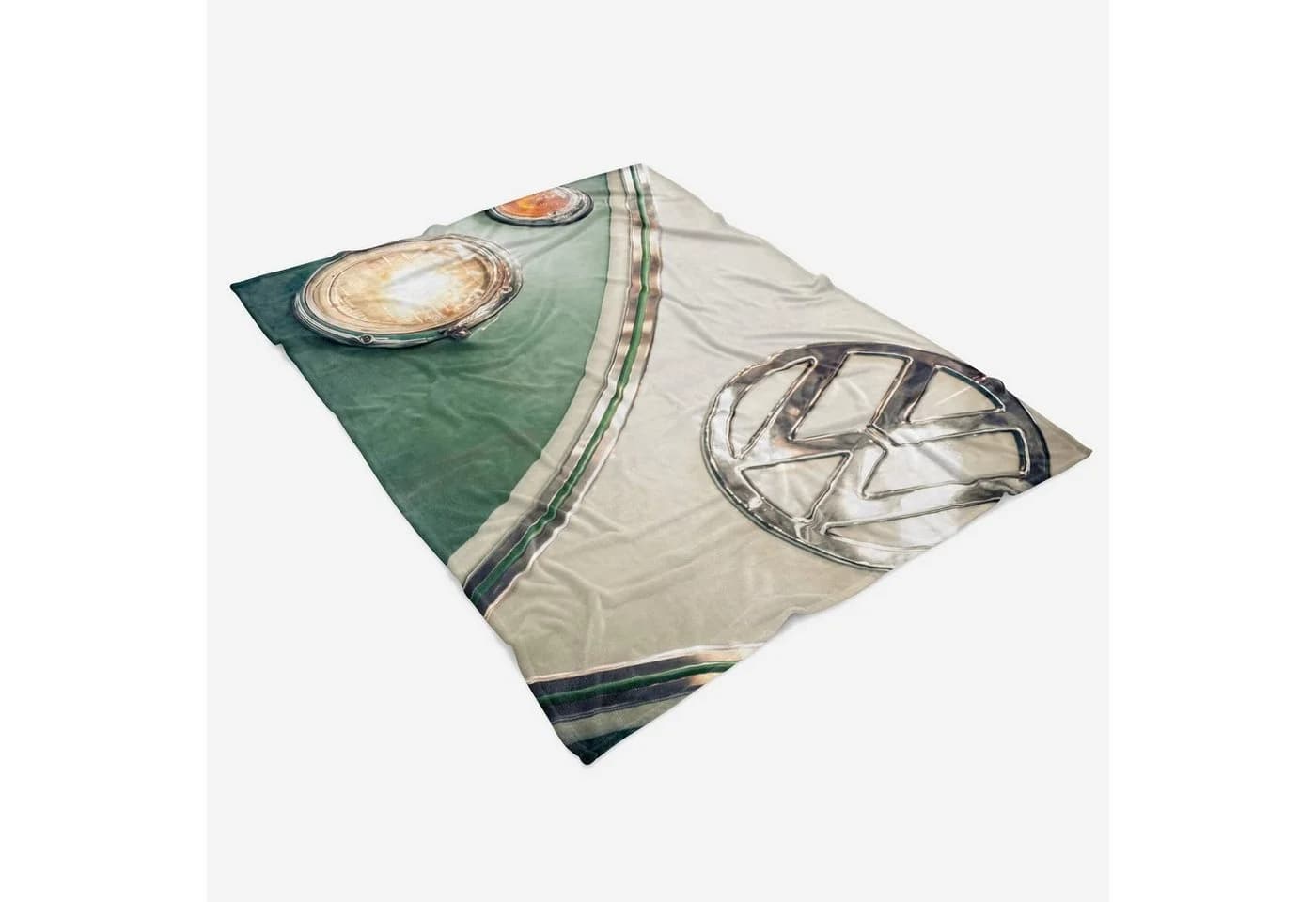 Sinus Art Handtuch mit VW Bus Motiv - Baumwolle-Polyester Mix - Bild 3