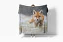 Sinus Art Handtuch mit Fuchsmotiv Polyester-Baumwolle Mix Bild 1