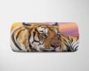 Sinus Art Handtuch mit Tiger-Motiv, Polyester-Baumwolle-Mix Bild 5