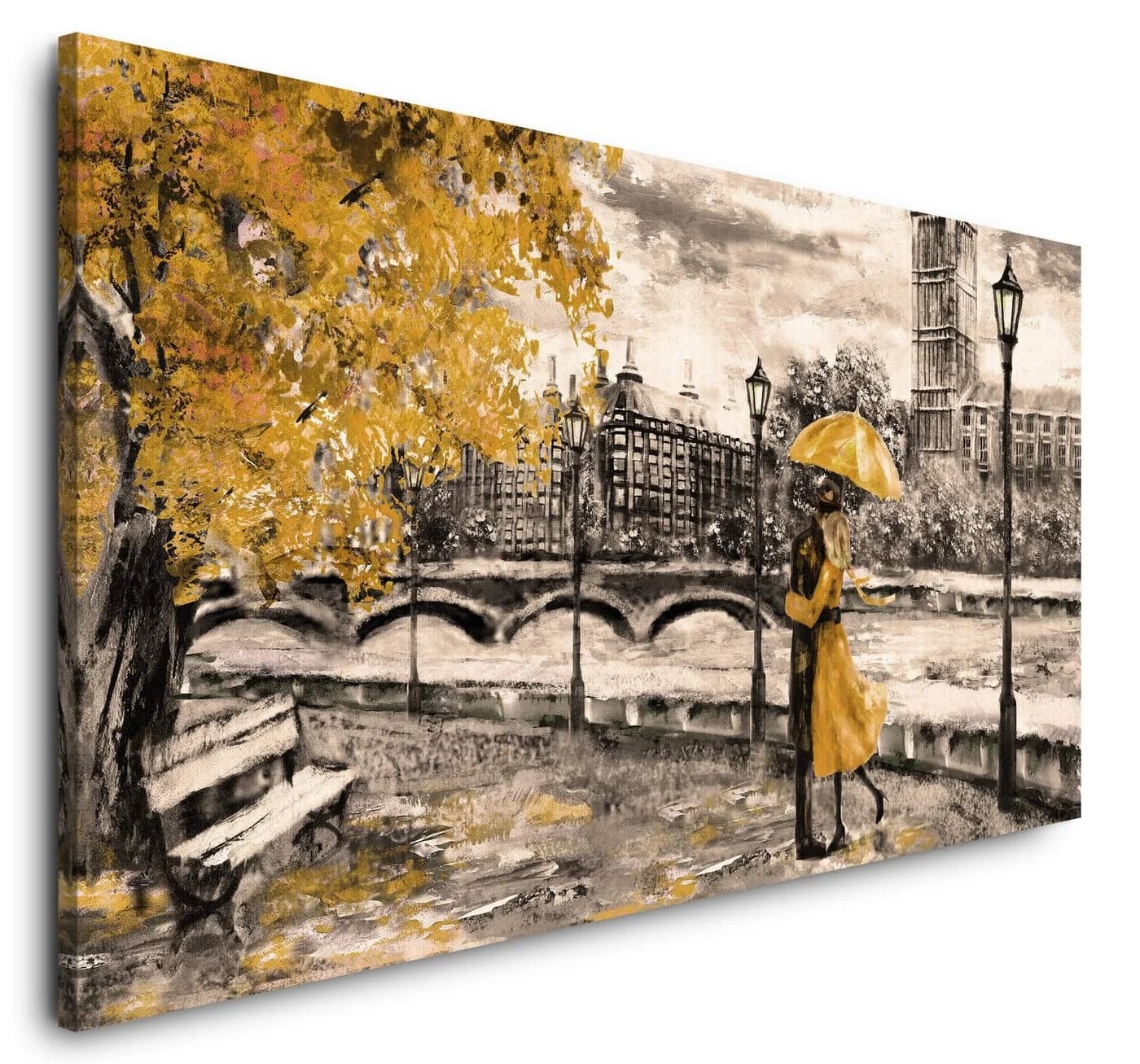 Sinus Art Leinwandbild Moderner Fine Art Print auf Holzkeilrahmen