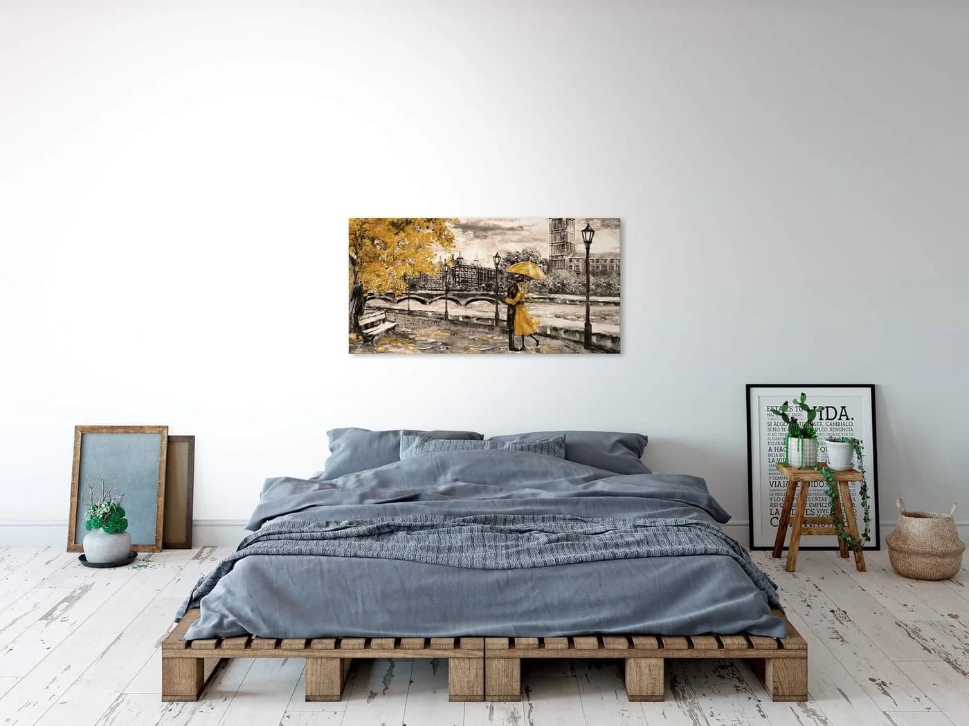 Sinus Art Leinwandbild Moderner Fine Art Print auf Holzkeilrahmen - Bild 3