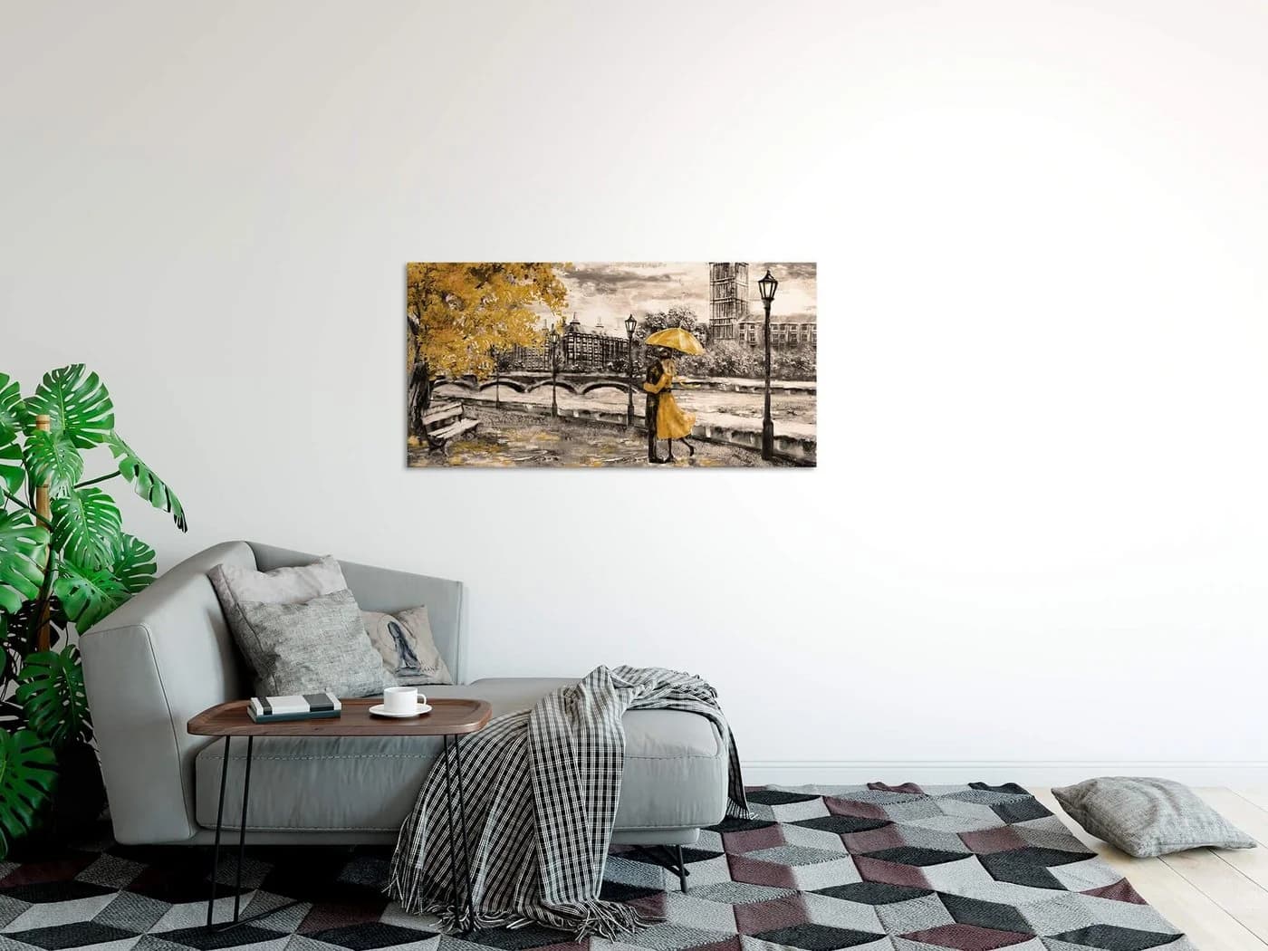 Sinus Art Leinwandbild Moderner Fine Art Print auf Holzkeilrahmen - Bild 4